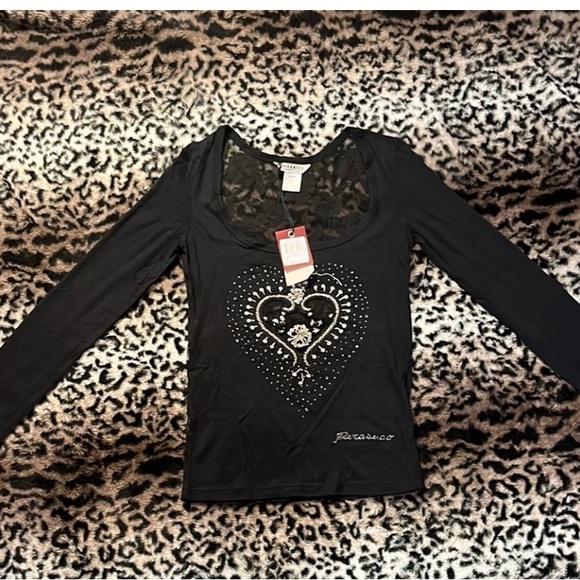 Parasuco Ladies Beaded Lace Top - Picture 5 of 10